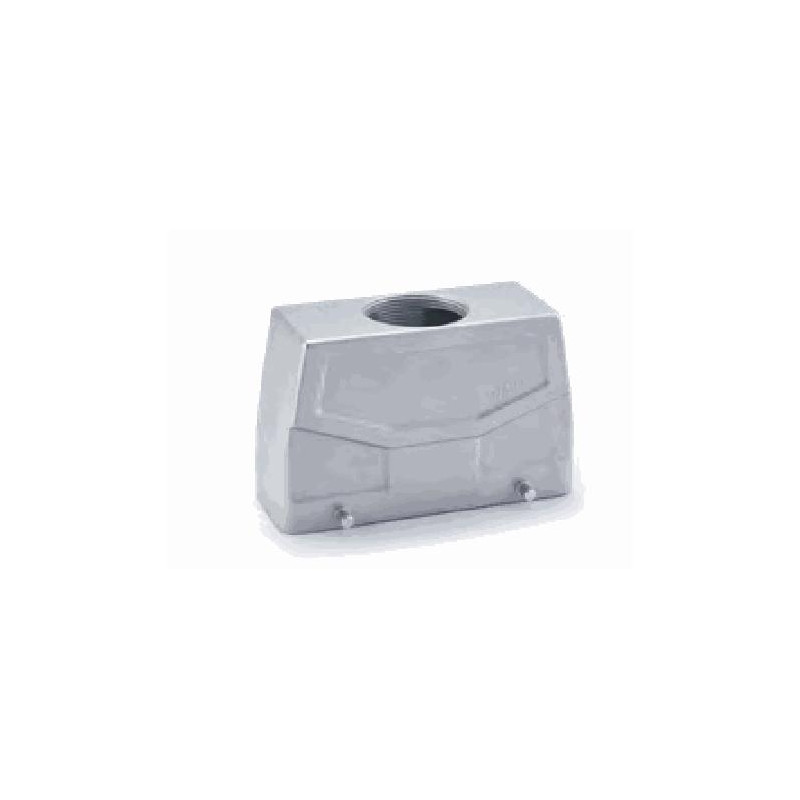 Capot 24B, Aluminium moulé sous pression, IP67, Sortie verticale, M40